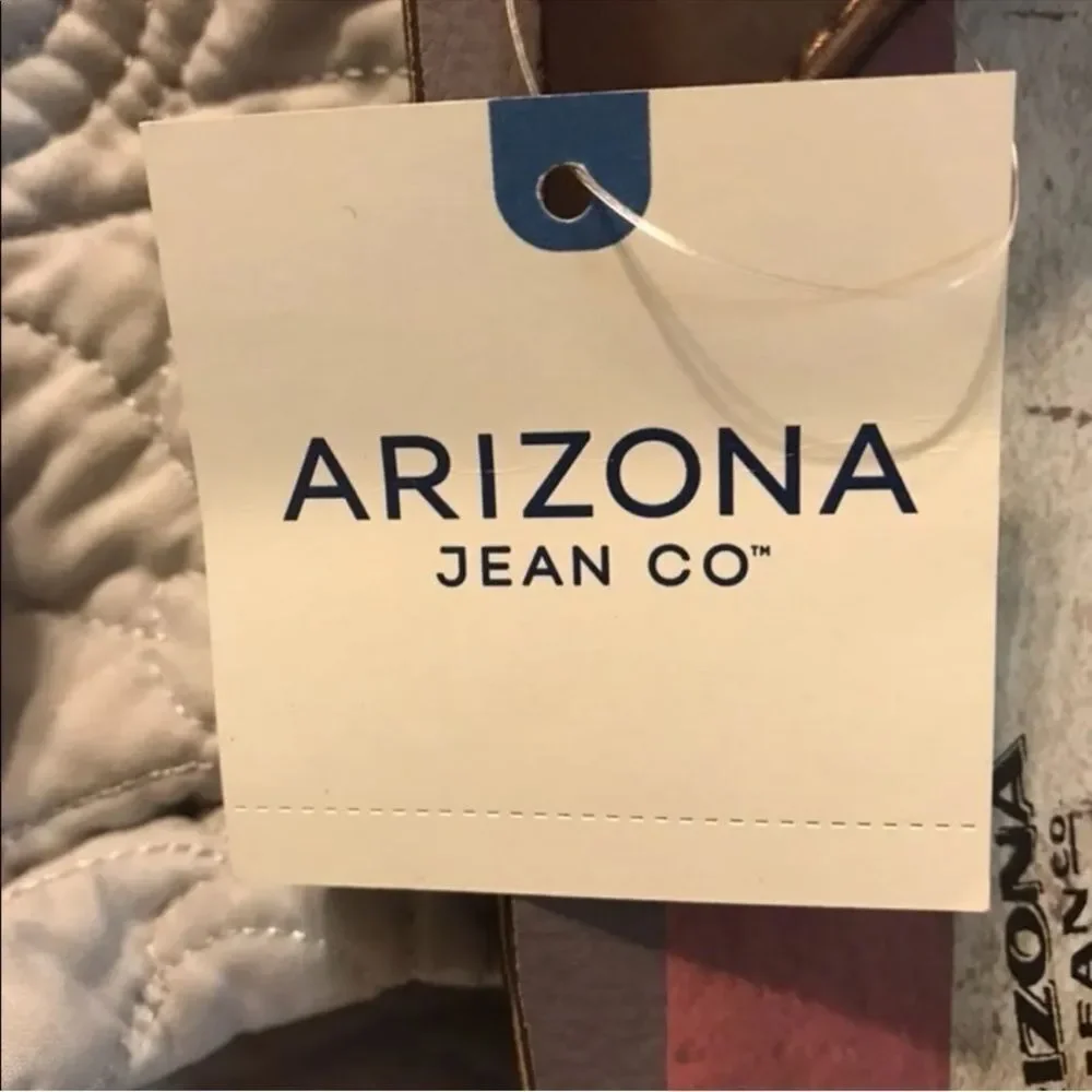 Arizona Jean Company Brown and Red Flip-Flops